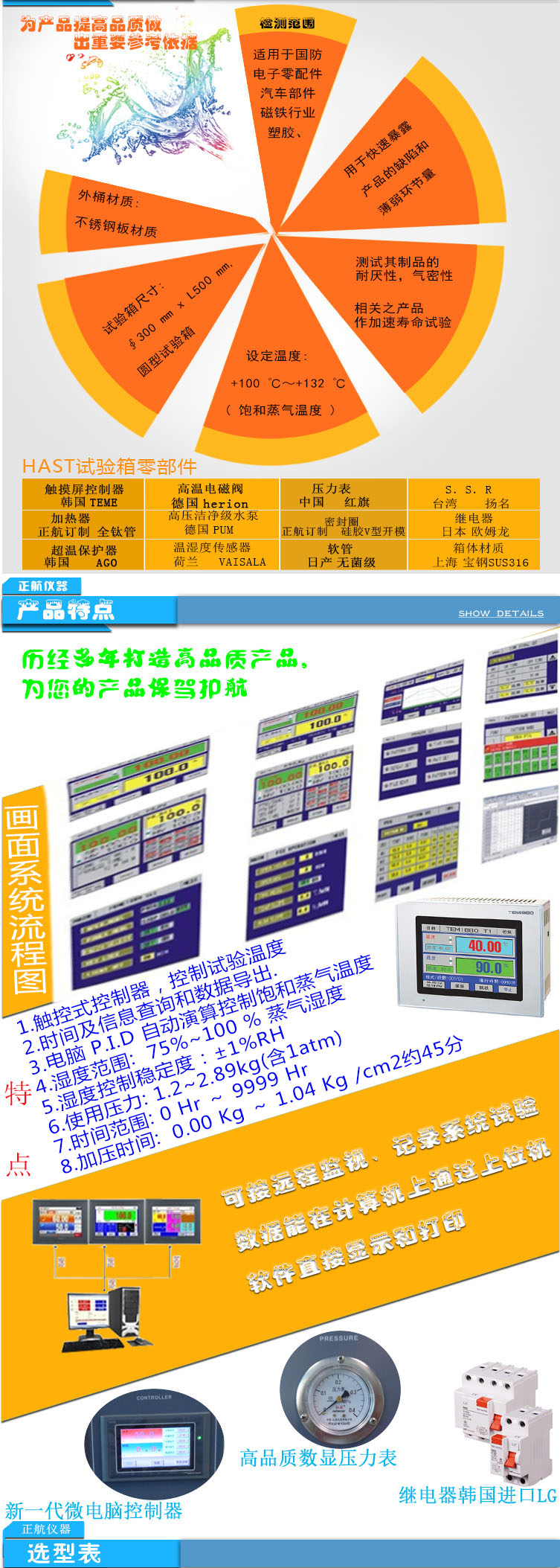 HAST高度加速老化試驗(yàn)箱參考及介紹